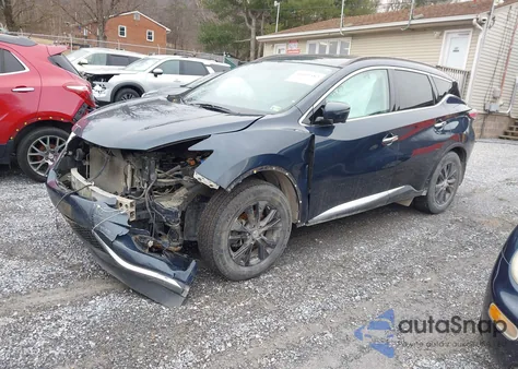 2018 Nissan Murano Sv z USA, uszkodzony, nr VIN 5N1AZ2MHXJN186930